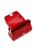 Women's Red Patent Leather Handbag | Derimod Women's Red Patent Leather Handbag | Derimod