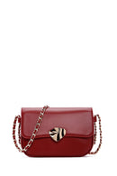 Women's Burgundy Crossbody Bag | Derimod Women's Burgundy Crossbody Bag | Derimod