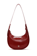Women's Red Crocodile Handbag | Derimod Women's Red Crocodile Handbag | Derimod
