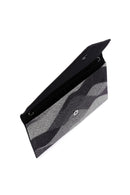 Women's Black Gray Long Chain Strap Stoned Clutch Bag | Derimod Women's Black Gray Long Chain Strap Stoned Clutch Bag | Derimod
