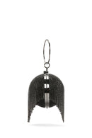 Women's Black Long Strap Chain Detailed Stone Handbag | Derimod Women's Black Long Strap Chain Detailed Stone Handbag | Derimod