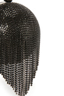 Women's Black Long Strap Chain Detailed Stone Handbag | Derimod Women's Black Long Strap Chain Detailed Stone Handbag | Derimod