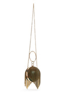 Women's Green Long Strap Chain Detailed Stone Handbag | Derimod Women's Green Long Strap Chain Detailed Stone Handbag | Derimod