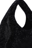 Women's Black Stone Handbag | Derimod Women's Black Stone Handbag | Derimod
