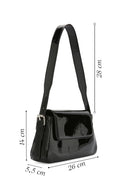 Women's Black Metallic Shoulder Bag | Derimod Women's Black Metallic Shoulder Bag | Derimod