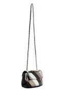 Women's Black Metallic Long Chain Strap Crossbody Bag | Derimod Women's Black Metallic Long Chain Strap Crossbody Bag | Derimod