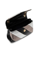 Women's Black Metallic Long Chain Strap Crossbody Bag | Derimod Women's Black Metallic Long Chain Strap Crossbody Bag | Derimod
