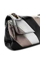 Women's Black Metallic Long Chain Strap Crossbody Bag | Derimod Women's Black Metallic Long Chain Strap Crossbody Bag | Derimod