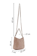 Women's Mink Long Strap Quilted Handbag | Derimod Women's Mink Long Strap Quilted Handbag | Derimod
