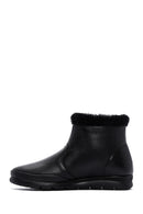 Women's Black Leather Zippered Boots | Derimod Women's Black Leather Zippered Boots | Derimod