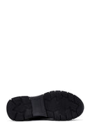 Kadın Siyah Deri Sneaker | Derimod Kadın Siyah Deri Sneaker | Derimod