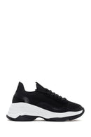 Kadın Siyah Kalın Tabanlı Sneaker | Derimod Kadın Siyah Kalın Tabanlı Sneaker | Derimod