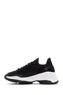 Kadın Siyah Kalın Tabanlı Sneaker | Derimod Kadın Siyah Kalın Tabanlı Sneaker | Derimod