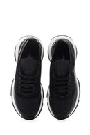 Kadın Siyah Kalın Tabanlı Sneaker | Derimod Kadın Siyah Kalın Tabanlı Sneaker | Derimod