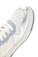 Kadın Gümüş Deri Sneaker | Derimod Kadın Gümüş Deri Sneaker | Derimod