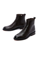 Men's Brown Leather Classic Boots | Derimod Men's Brown Leather Classic Boots | Derimod