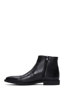 Men's Black Leather Classic Boots | Derimod Men's Black Leather Classic Boots | Derimod
