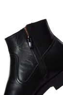 Men's Black Leather Classic Boots | Derimod Men's Black Leather Classic Boots | Derimod