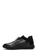 Erkek Siyah Deri Casual Sneaker | Derimod Erkek Siyah Deri Casual Sneaker | Derimod