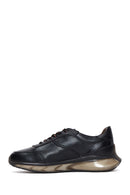 Men's Black Leather Sneaker | Derimod Men's Black Leather Sneaker | Derimod