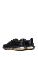 Men's Black Leather Sneaker | Derimod Men's Black Leather Sneaker | Derimod