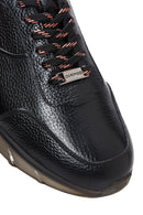Men's Black Leather Sneaker | Derimod Men's Black Leather Sneaker | Derimod