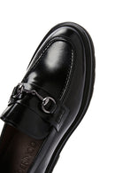 Men's Black Patent Leather Buckle Thick Soled Casual Loafer | Derimod Men's Black Patent Leather Buckle Thick Soled Casual Loafer | Derimod