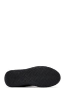 Men's Black Leather Thick Soled Sneaker | Derimod Men's Black Leather Thick Soled Sneaker | Derimod