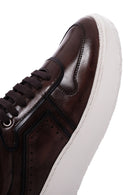 Erkek Kahverengi Deri Kalın Tabanlı Sneaker | Derimod Erkek Kahverengi Deri Kalın Tabanlı Sneaker | Derimod