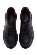 Men's Black Leather Sneaker | Derimod Men's Black Leather Sneaker | Derimod