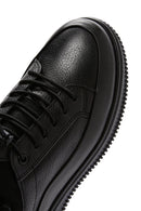 Men's Black Leather Sneaker | Derimod Men's Black Leather Sneaker | Derimod