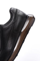 Erkek Siyah Nubuk Deri Sneaker | Derimod Erkek Siyah Nubuk Deri Sneaker | Derimod