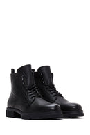 Men's Black Leather Boots | Derimod Men's Black Leather Boots | Derimod