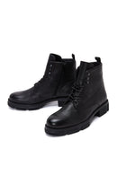 Men's Black Leather Boots | Derimod Men's Black Leather Boots | Derimod