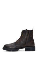 Men's Brown Leather Boots | Derimod Men's Brown Leather Boots | Derimod