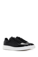Men's Black Leather Sneaker | Derimod Men's Black Leather Sneaker | Derimod