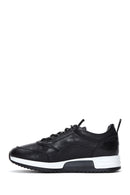 Erkek Siyah Deri Sneaker | Derimod Erkek Siyah Deri Sneaker | Derimod