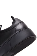 Erkek Siyah Deri Kalın Tabanlı Sneaker | Derimod Erkek Siyah Deri Kalın Tabanlı Sneaker | Derimod