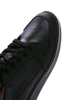 Men's Black Leather Sneaker | Derimod Men's Black Leather Sneaker | Derimod