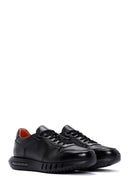 Men's Black Leather Sneaker | Derimod Men's Black Leather Sneaker | Derimod