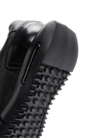 Men's Black Leather Sneaker | Derimod Men's Black Leather Sneaker | Derimod