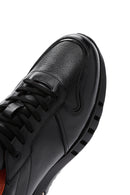 Men's Black Leather Sneaker | Derimod Men's Black Leather Sneaker | Derimod