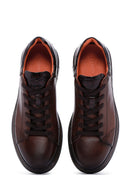 Erkek Kahverengi Deri Sneaker | Derimod Erkek Kahverengi Deri Sneaker | Derimod