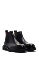 Men's Black Chelsea Leather Boots | Derimod Men's Black Chelsea Leather Boots | Derimod