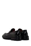 Erkek Siyah Rugan Deri Casual Loafer | Derimod Erkek Siyah Rugan Deri Casual Loafer | Derimod