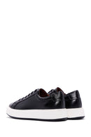 Men's Black Leather Sneaker | Derimod Men's Black Leather Sneaker | Derimod