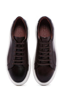 Erkek Kahverengi Deri Sneaker | Derimod Erkek Kahverengi Deri Sneaker | Derimod