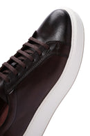 Erkek Kahverengi Deri Sneaker | Derimod Erkek Kahverengi Deri Sneaker | Derimod