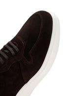 Erkek Kahverengi Kalın Tabanlı Süet Deri Sneaker | Derimod Erkek Kahverengi Kalın Tabanlı Süet Deri Sneaker | Derimod