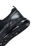 Erkek Siyah Deri Casual Sneaker | Derimod Erkek Siyah Deri Casual Sneaker | Derimod
